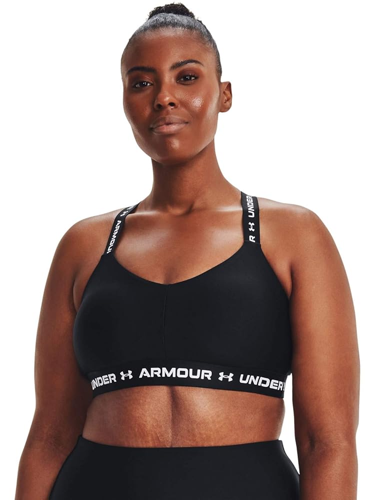 新品未使用　Under Armour トレーニング　ヨガウエア　ブラックLサイズ UNDER ARMOUR スポーツブラ UAクロスバック ブラ ミディアム